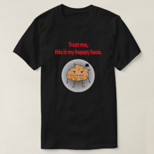 T-shirt Patate Drôle Visage Heureux