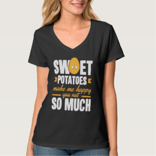 T-shirt Patates douces me rendent légume heureux