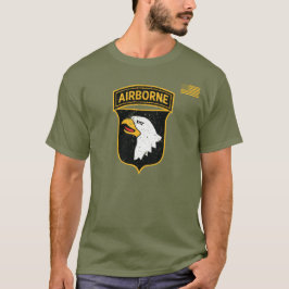 T-shirt Patch de la 101e division aéroportée (en détresse)