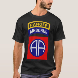 T-shirt Patch de la 82e division aéroportée avec onglet Ra