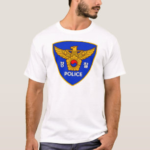 T-shirt Patch de la police de la République de Corée