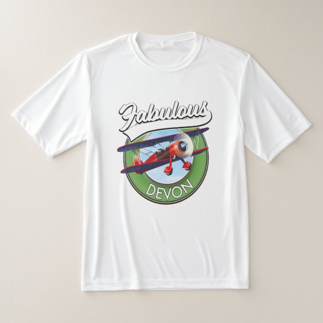 T-shirt Patch de voyage fabuleux Devon. (Poser)