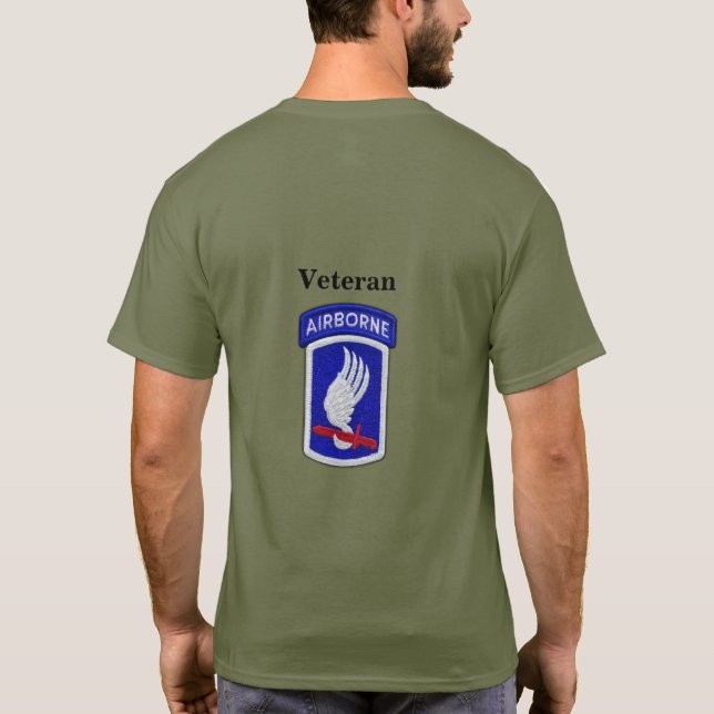 T-shirt Patch des vétérans de la 173e brigade aéroportée d (Dos)