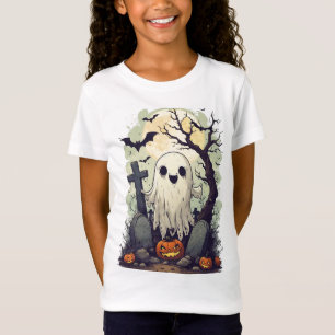 T-Shirt Patch fantôme et citrouille pour Halloween 🦇