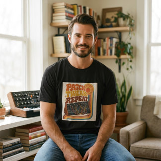T-shirt Patch Tweak Repeat. – Synthétiseur modulaire