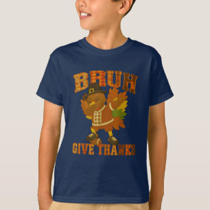T-shirt Patchwork Bruh Donner Merci Turquie Dab