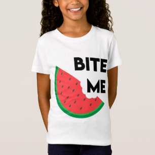 T-Shirt Pâte de pastèque Pun de fruits sarcastiques Bite M