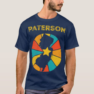 T-shirt Paterson New Jersey Vintage Souvenir déshabillé 1