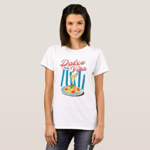 T-shirt Pâtes Dolce Vita Italie
