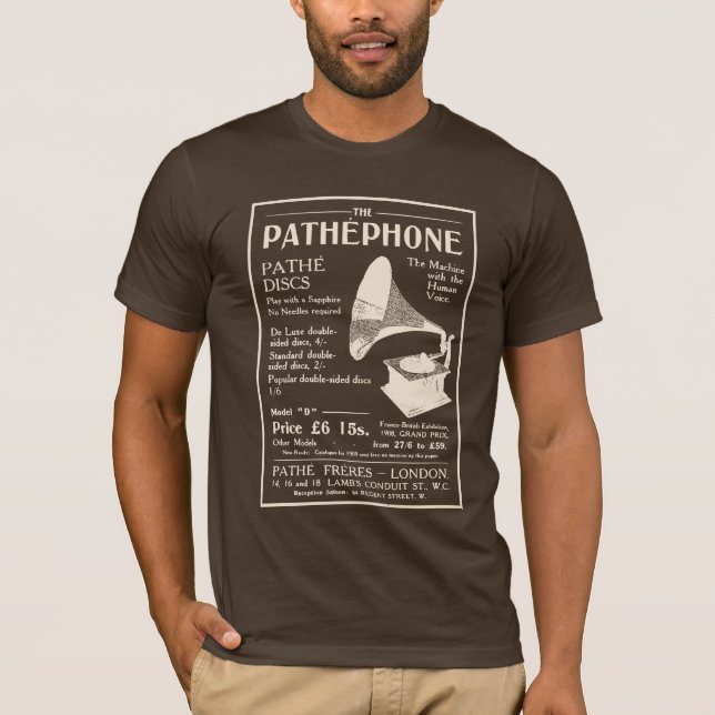 T-shirt Pathephone (Devant)