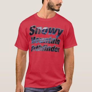 T-shirt Pathfinder de montagne neigeux