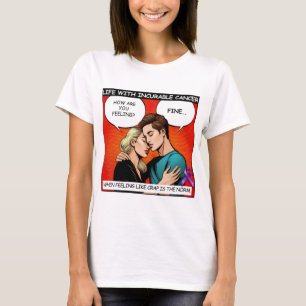 T-shirt patient de cancer incurable GIST en chimiothérapie