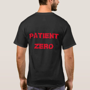 T-shirt Patient zéro et chemise de logo de varicelle de