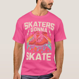 T-shirt Patin à roulettes Drôles de patineurs vont patiner