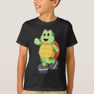 T-shirt Patin en ligne Patins à roulettes Tortue