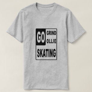 T-shirt Patinage