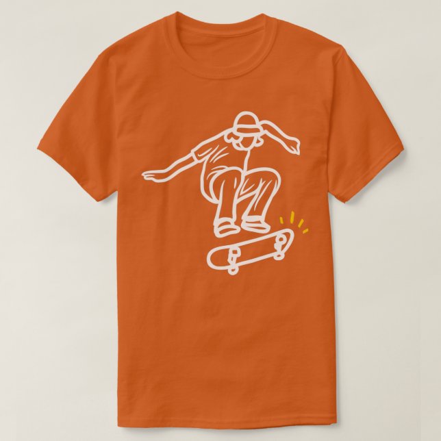 T-shirt Patinage 3 (Design devant)