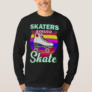 T-shirt Patinage À Rouleau cool Pour Hommes Roller Derby D