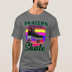 T-shirt Patinage À Rouleau cool Pour Hommes Roller Derby D