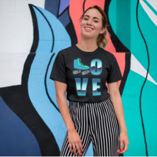 T-shirt Patinage à rouleaux