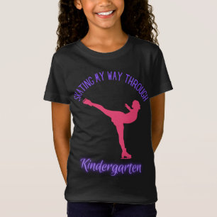 T-Shirt Patinage à travers la maternelle