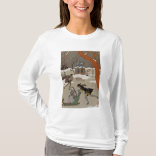 T-shirt Patinage de glace sur le lac congelé
