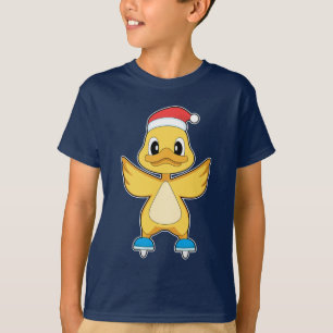 T-shirt Patinage de Noël de canard