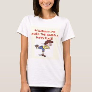 T-shirt patinage de rouleau