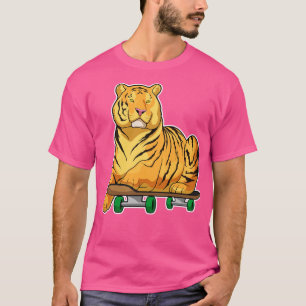 T-shirt Patinage de tigres Skateboard 2