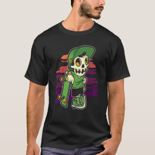 T-shirt Patinage déplaisant pour fans d'horreur