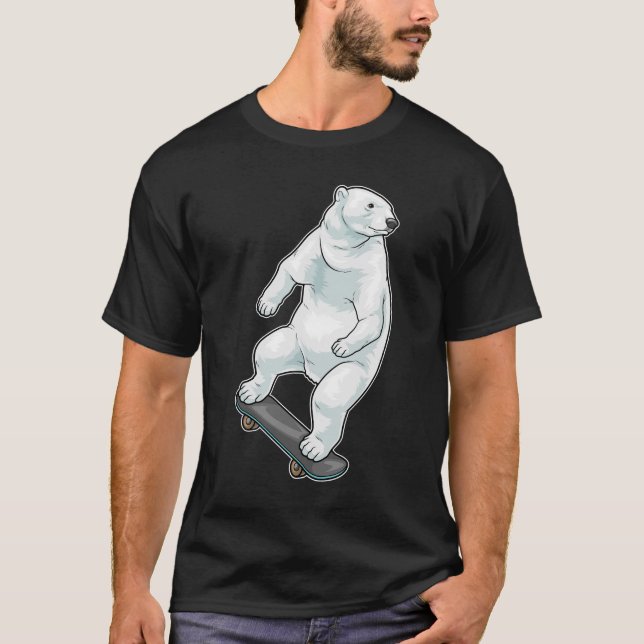 T-shirt Patinage d'ours polaire (Devant)