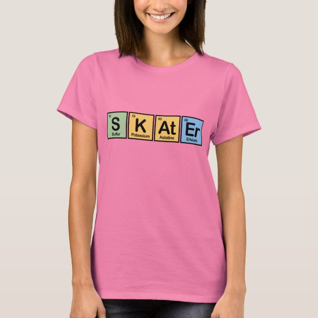 T-shirt Patinage en éléments (Devant)