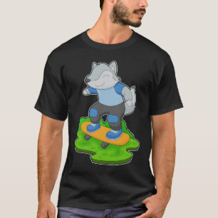 T-shirt Patinage en loup