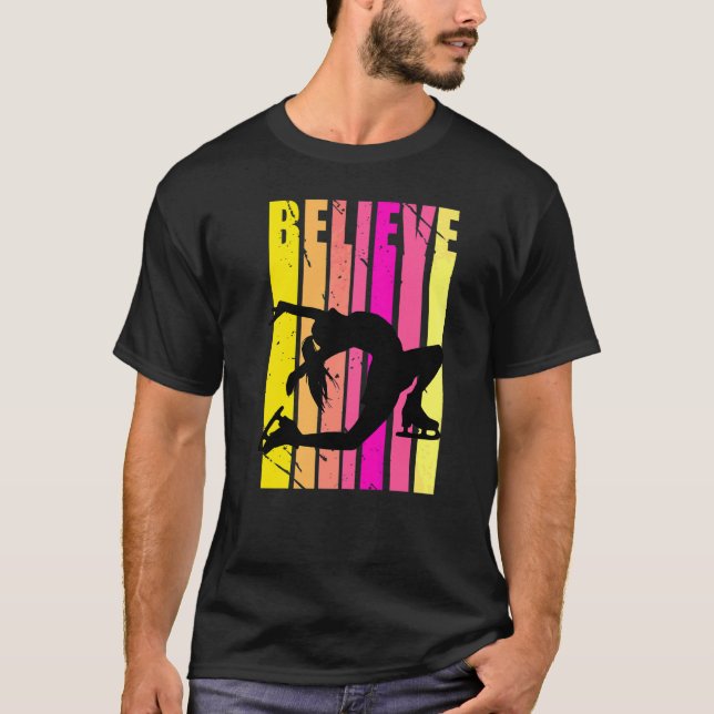 T-shirt Patinage Féminin Sur Glace Dance Da (Devant)