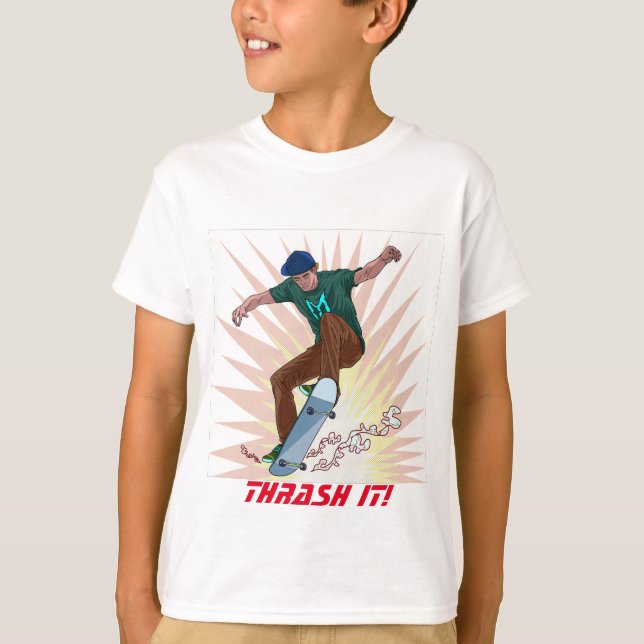T-shirt Patinage Garçon | Ski (Devant)