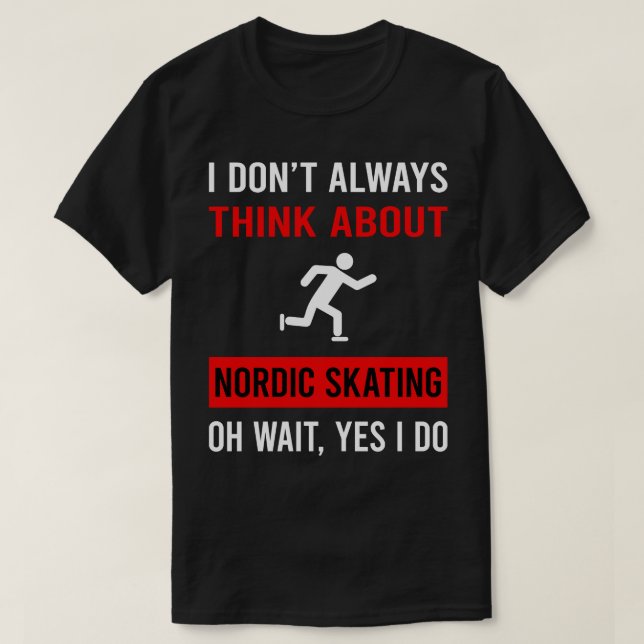 T-shirt Patinage nordique Patinage (Design devant)