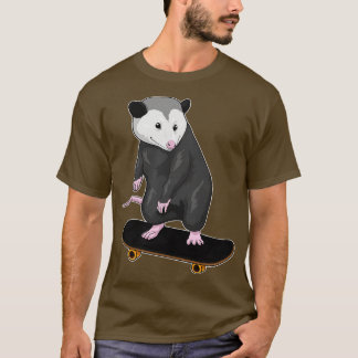 T-shirt Patinage Opossum Skateboard