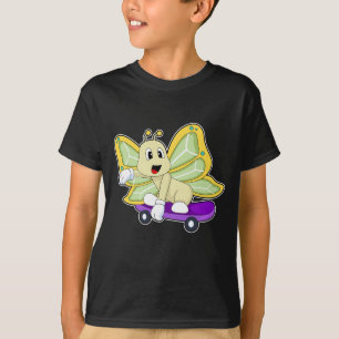 T-shirt Patinage papillon