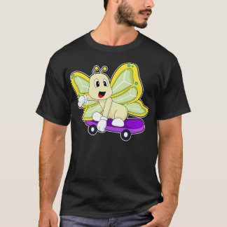 T-shirt Patinage papillon