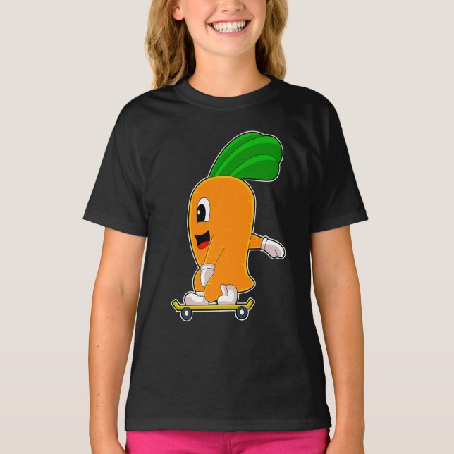 T-shirt Patinage sur carottes (Devant)
