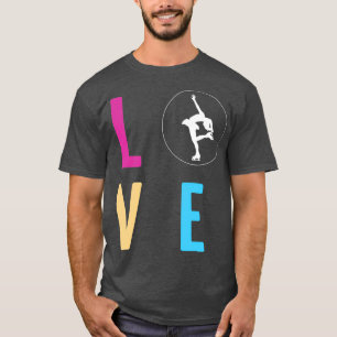 T-shirt Patinage sur glace Danse Figure Amour meilleur Com