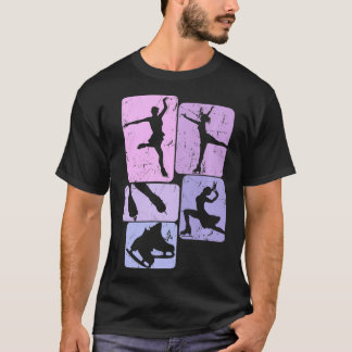 T-shirt Patinage sur glace Figure Patineuse Femme
