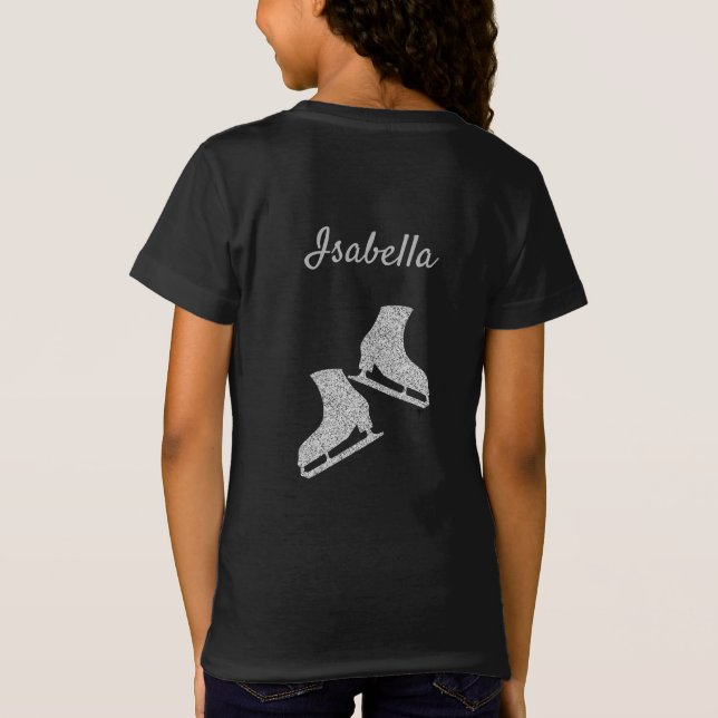 T-Shirt Patinage sur glace patinage artistique patinage ar (Dos)