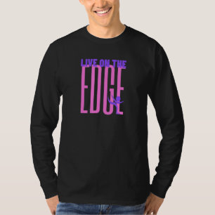 T-shirt Patinage sur glace sur le fil du rasoir Patin de