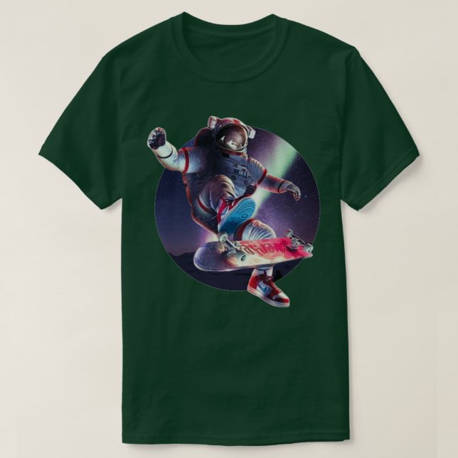 T-shirt Patineur spatial (Design devant)