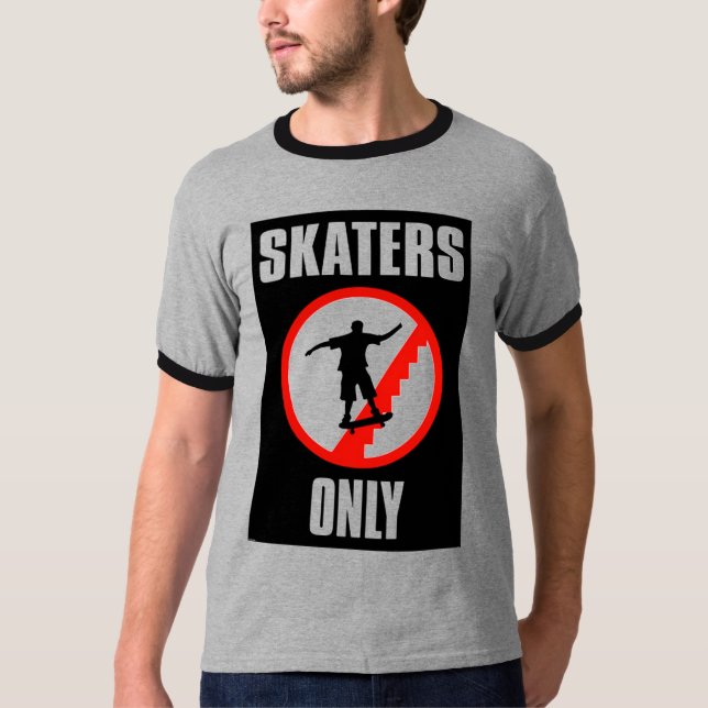 T-shirt Patineurs seulement T (Devant)