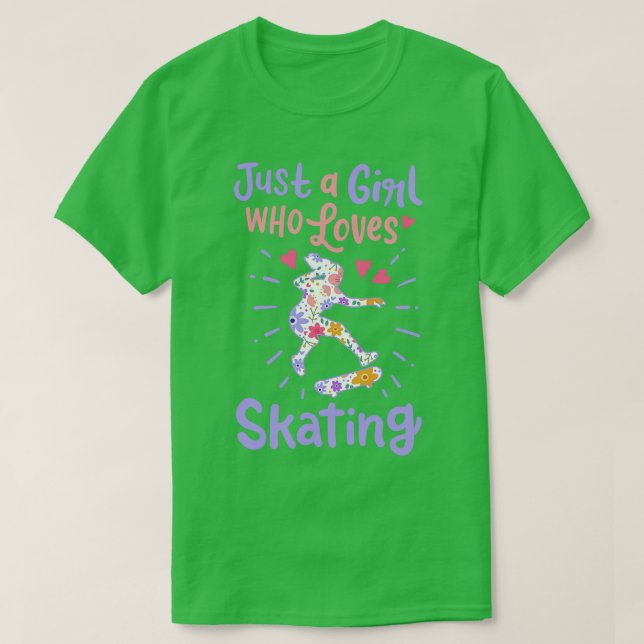 T-shirt Patineuse (Design devant)