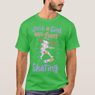T-shirt Patineuse