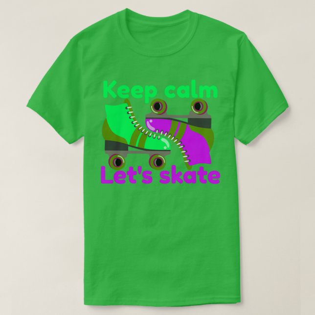 T-shirt Patins à roulettes Figure Patins 9 (Design devant)
