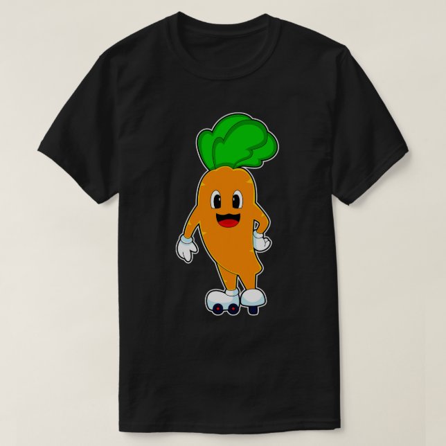 T-shirt patins à roulettes Patinage en ligne (Design devant)